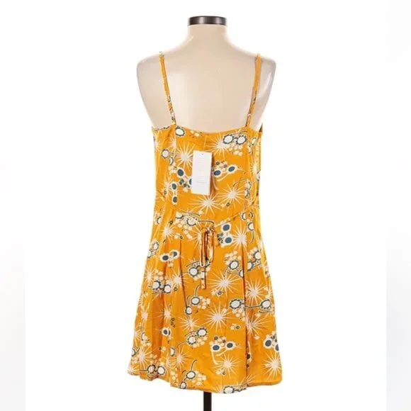 NWT Modcloth On Cloud Nineties Shift Dress Sleeveless Yellow Sunglasses - Picture 4 of 7